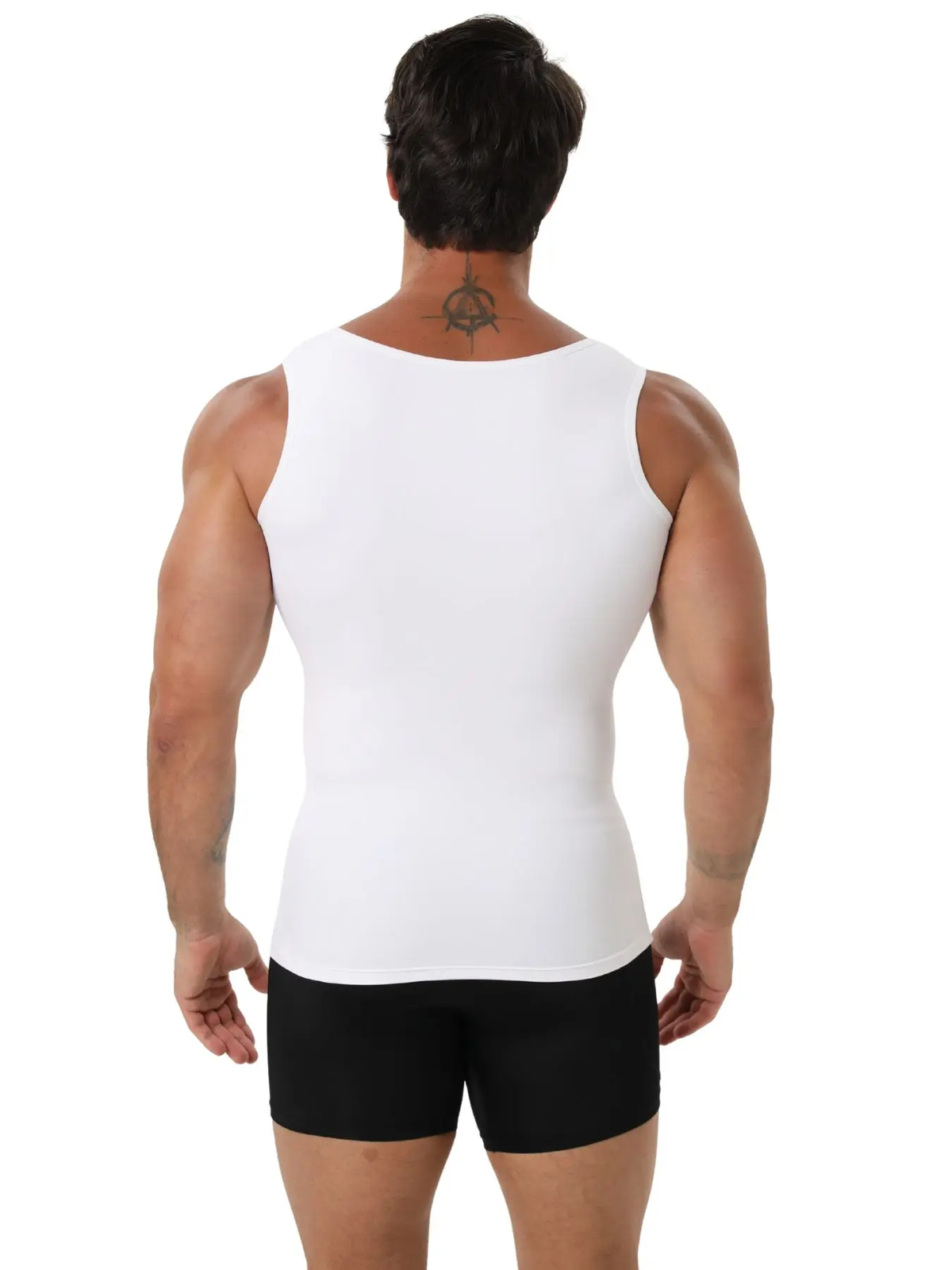 1/2/3 PCS V-Neck Men'S Compression Shirts for Body Shaper,Workout Vest Tight Fitting Tank Top,Body Shaping Undershirts Tank Stretchy Shapewear