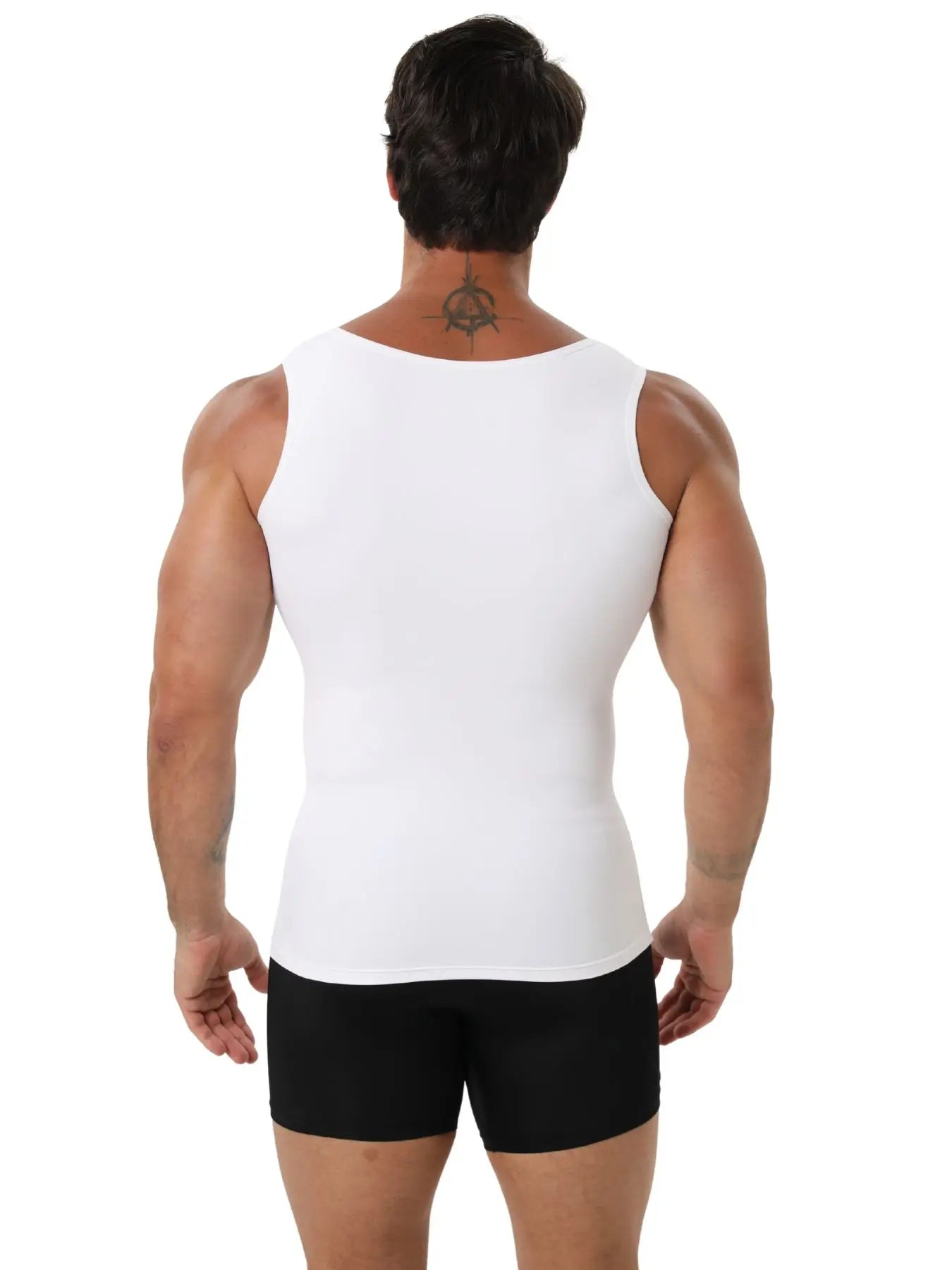1/2/3 PCS V-Neck Men'S Compression Shirts for Body Shaper,Workout Vest Tight Fitting Tank Top,Body Shaping Undershirts Tank Stretchy Shapewear