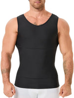 1/2/3 PCS V-Neck Men'S Compression Shirts for Body Shaper,Workout Vest Tight Fitting Tank Top,Body Shaping Undershirts Tank Stretchy Shapewear