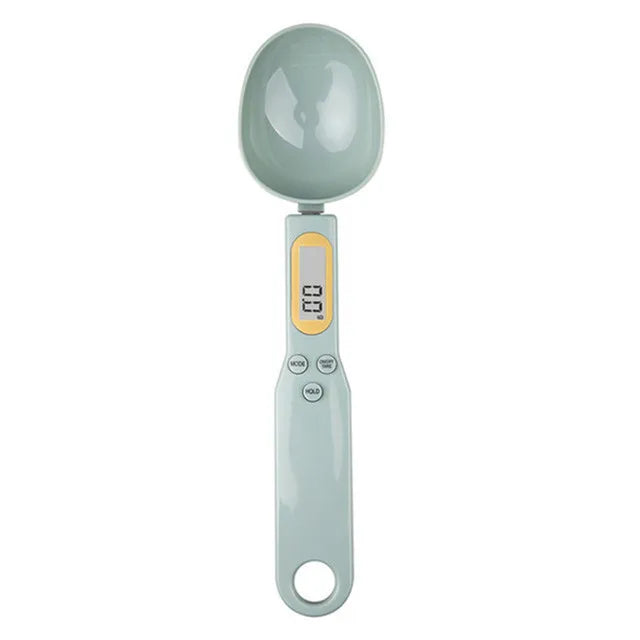 Verde-claro Cor Colher Balança Digital de Cozinha 0,1–500 g com Visor LCD
