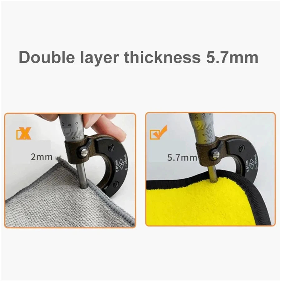 Pano de Microfibra Automotivo Dupla Face para Secagem