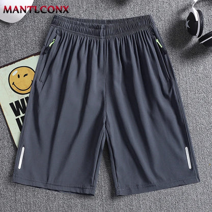Cinza Escuro 001 Cor Short Esportivo Masculino Secagem Rápida com Bolsos