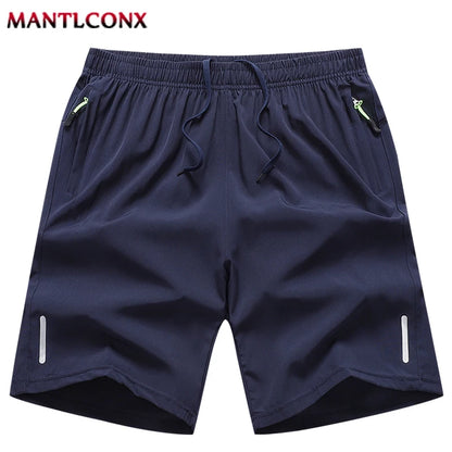 Azul Escuro  002 Cor Short Esportivo Masculino Secagem Rápida com Bolsos