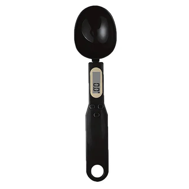 Preto Cor Colher Balança Digital de Cozinha 0,1–500 g com Visor LCD