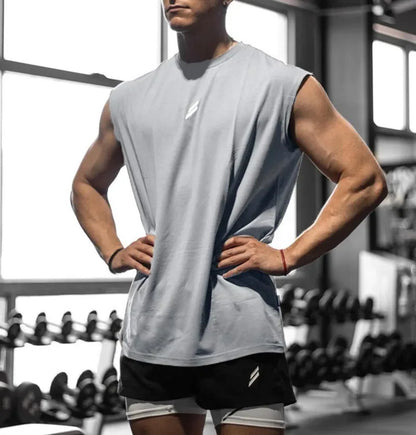 Regata Masculina Fitness Secagem Rápida Respirável