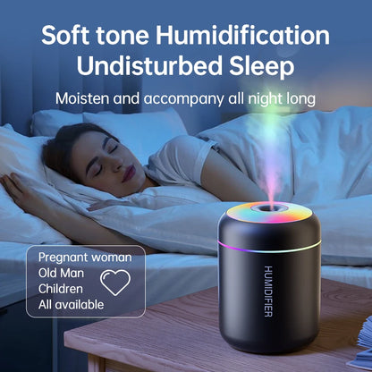 Mini Umidificador de Ar USB 180 ml Difusor de Aromas