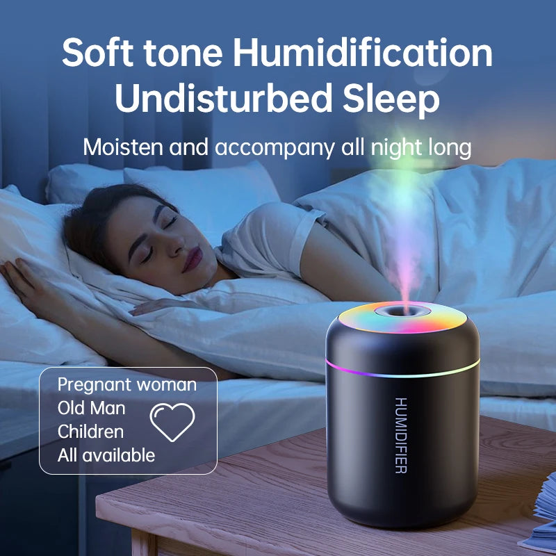 Mini Umidificador de Ar USB 180 ml Difusor de Aromas