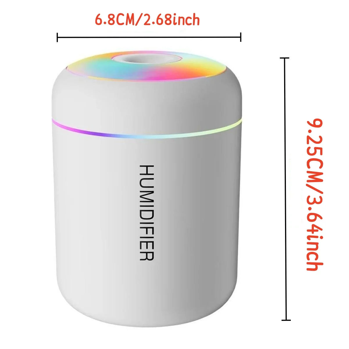 Mini Umidificador de Ar USB 180 ml Difusor de Aromas