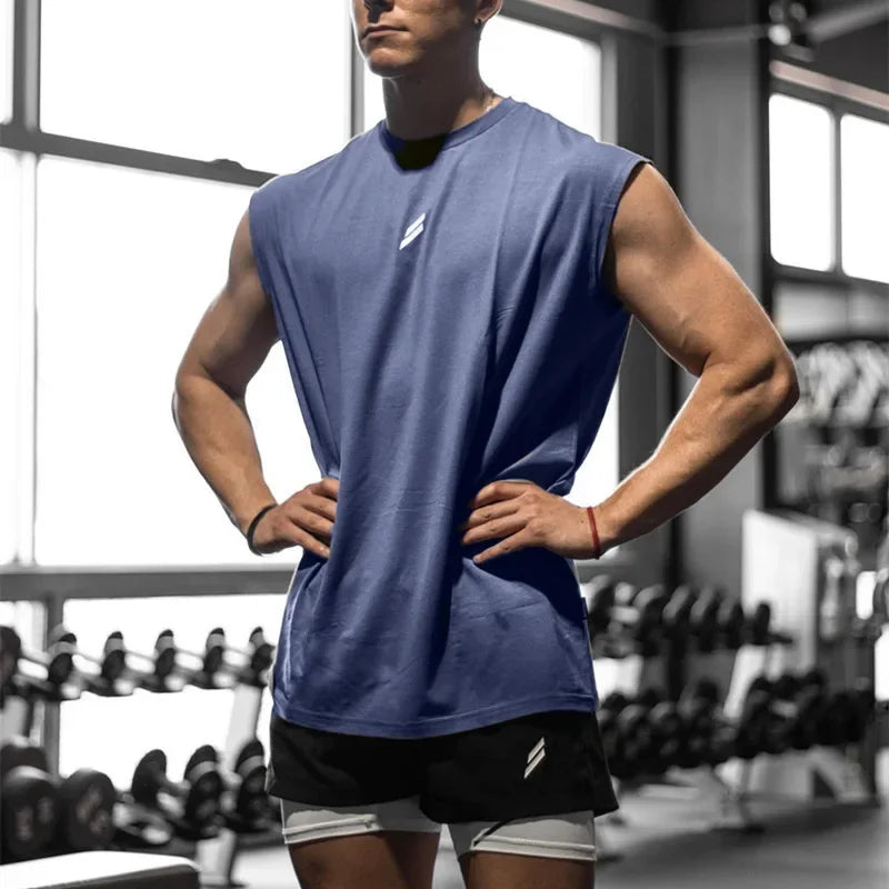 Regata Masculina Fitness Secagem Rápida Respirável