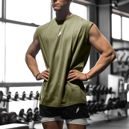 Regata Masculina Fitness Secagem Rápida Respirável