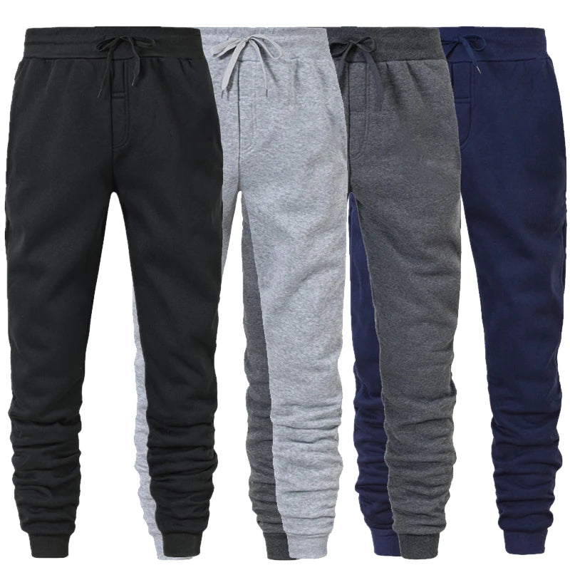 Calça Jogger Masculina Casual Esportiva em Moletom