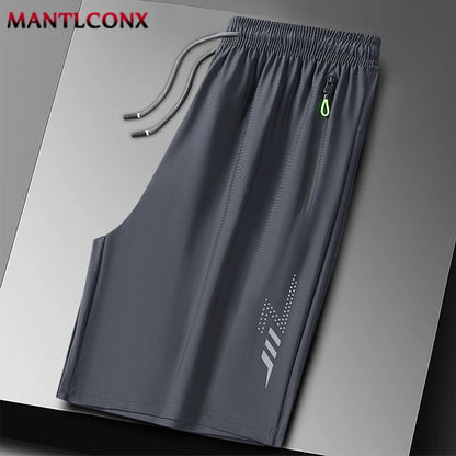 Cinza Escuro 003 Cor Short Esportivo Masculino Secagem Rápida com Bolsos