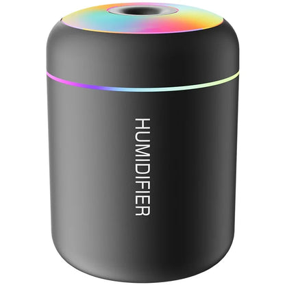 preto Cor Mini Umidificador de Ar USB 180 ml Difusor de Aromas