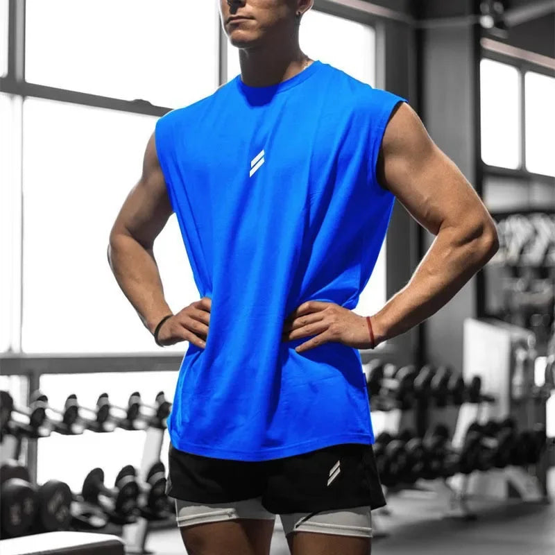 Regata Masculina Fitness Secagem Rápida Respirável