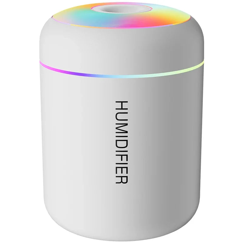 BRANCO Cor Mini Umidificador de Ar USB 180 ml Difusor de Aromas